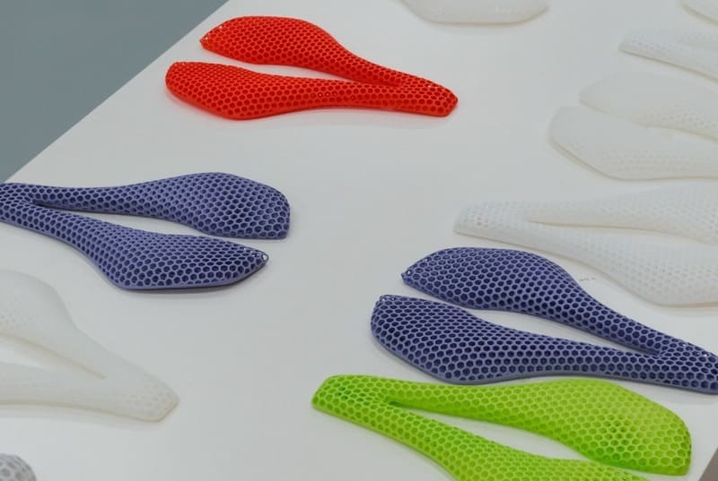 3D printed elastomer bicycle saddles